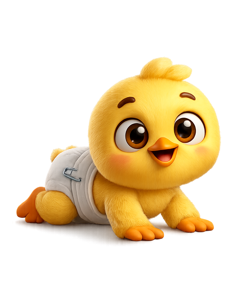 Mascote Baby Piu Piu